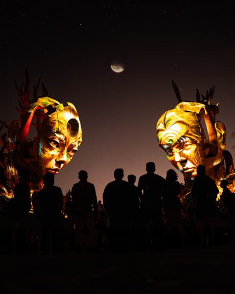 Earth Sentinels Projection Mapping