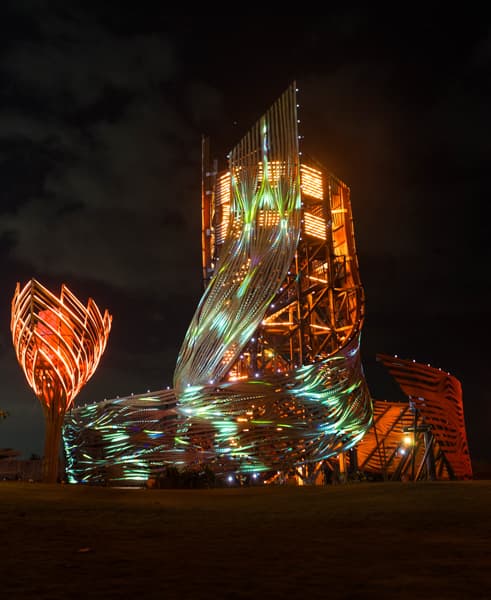 THK Tower Light Show